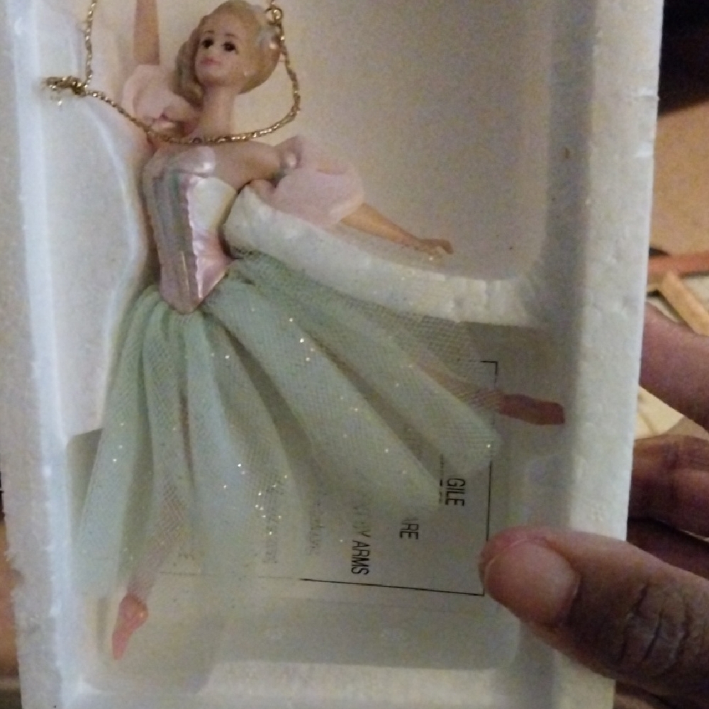 Elegant Ballerina Holiday Ornament